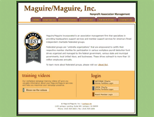 Tablet Screenshot of maguireinc.com